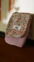 Pochette soignants à fleurs