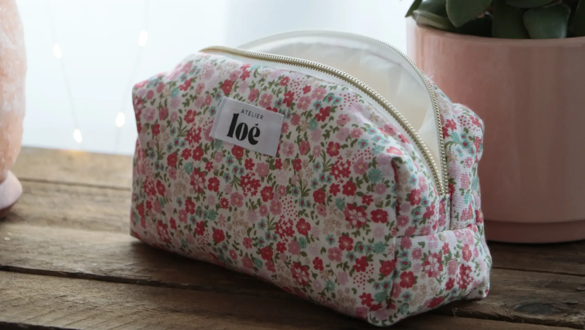 Trousse fleurie taille S