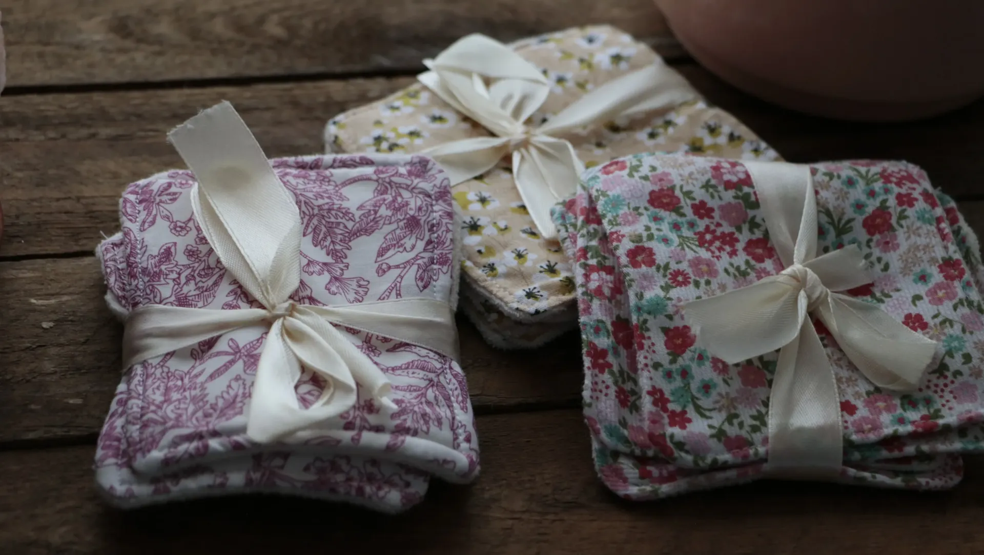 Lot de 4 lingettes démaquillantes