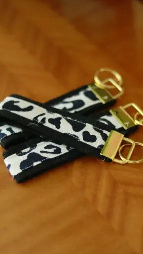 Porte clés léopard noir